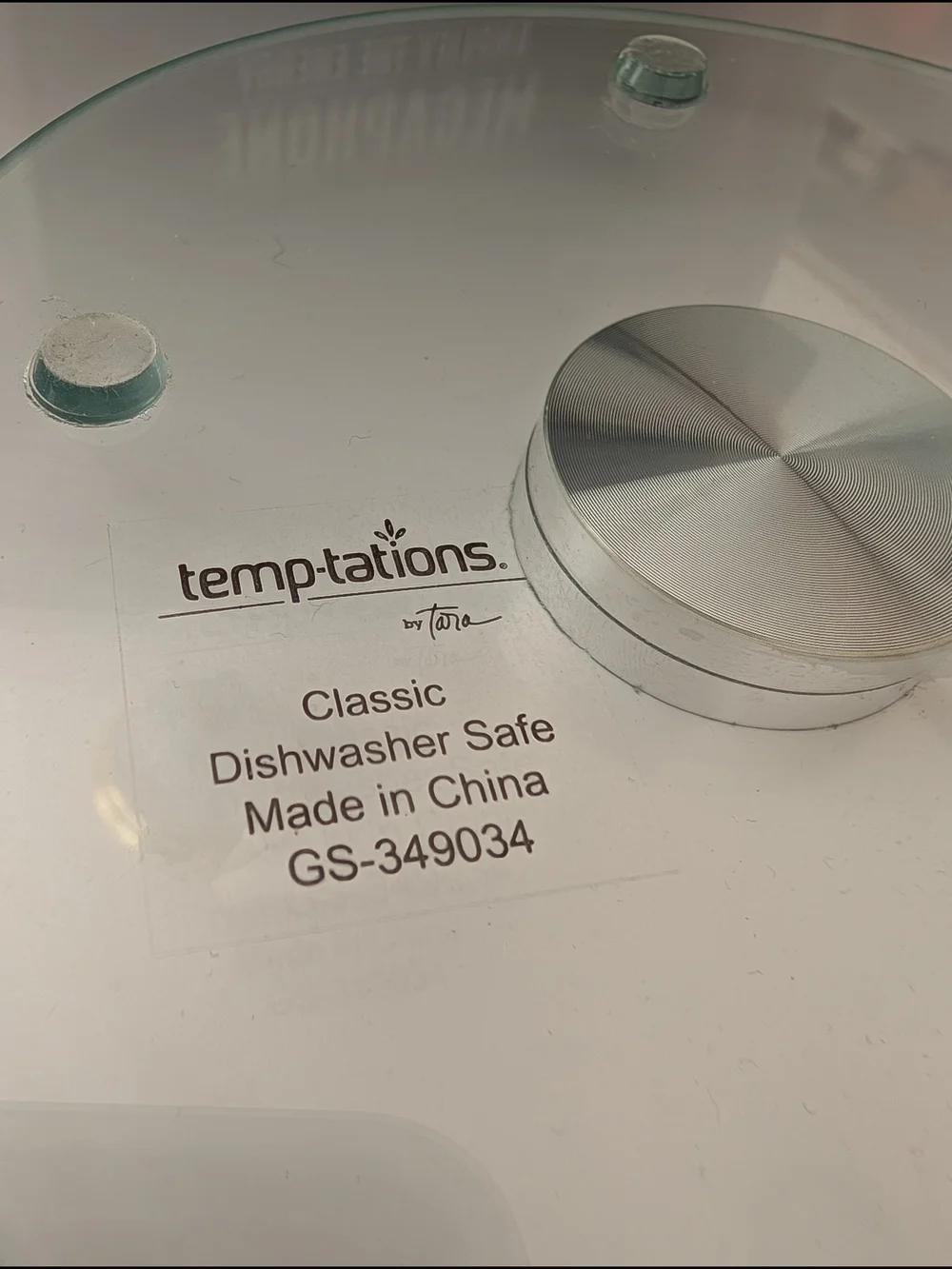 Temptations by Tara Tempered Glass Lazy Susan 